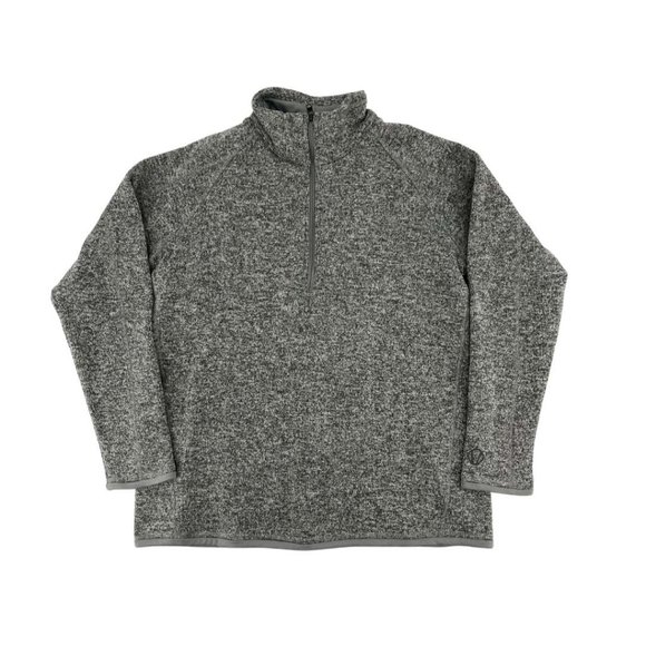 Stormpack | Women's 1/4 Zip Fleece Sweater | Grey | Large - Picture 1 of 2